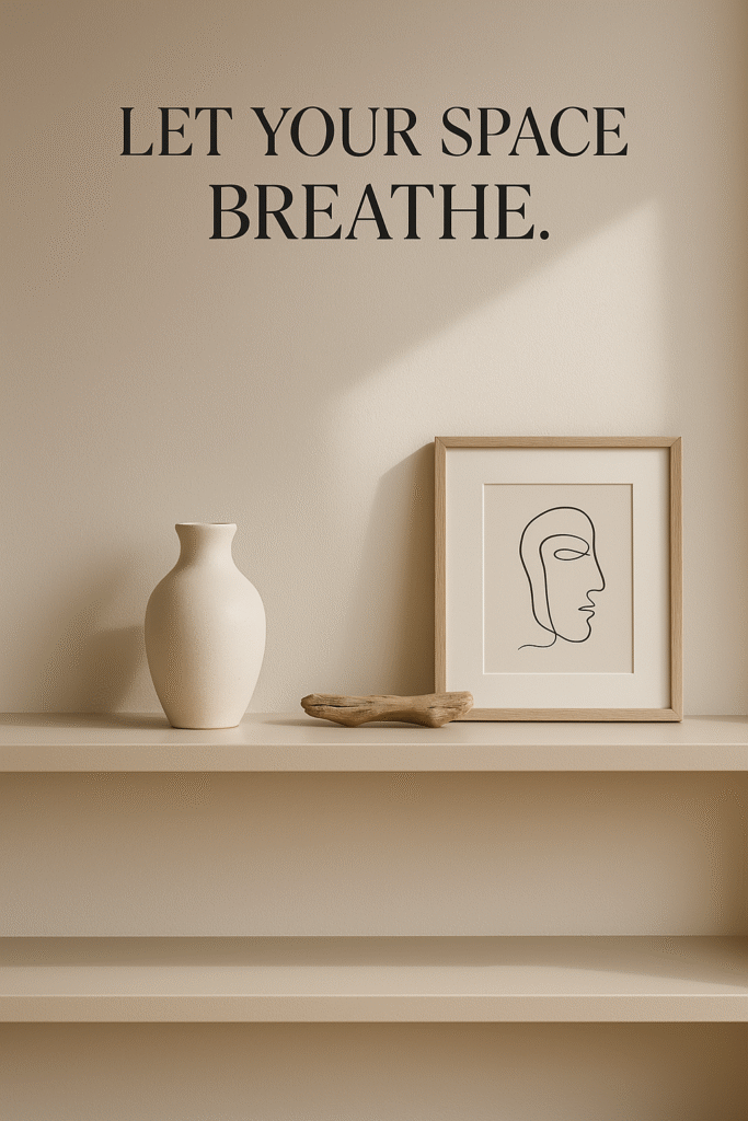  Accessorize Lightly – Let Space Breathe