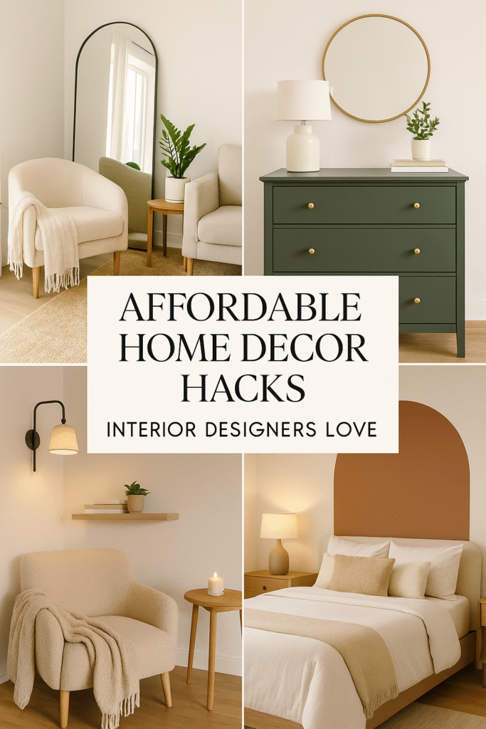 Affordable Home Decor Hacks Interior Designers Love