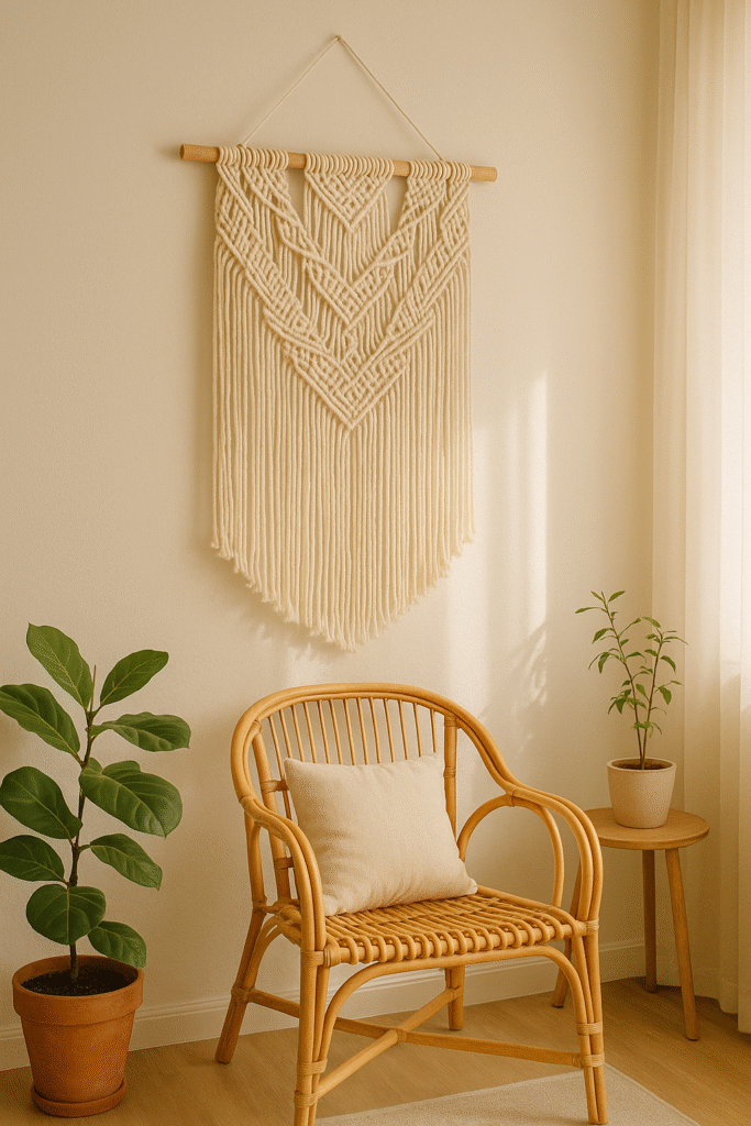 Boho Macrame Wall Hanging