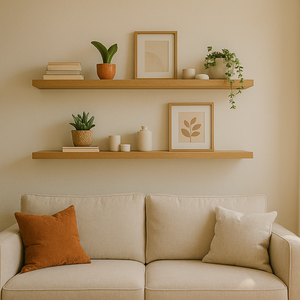 DIY Floating Shelves
