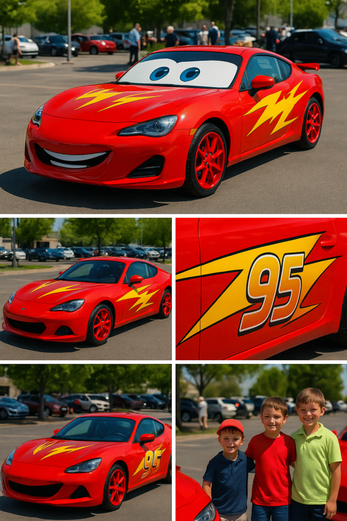 How to Transform Your Car into a Real-Life Lightning McQueen