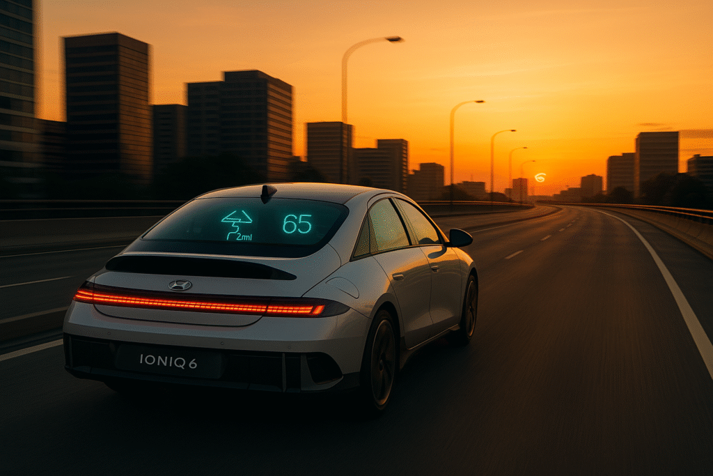 New 2025 Ioniq 6 Features HUD