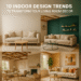 10 Indoor Design Trends to Transform Your Living Room Decor
