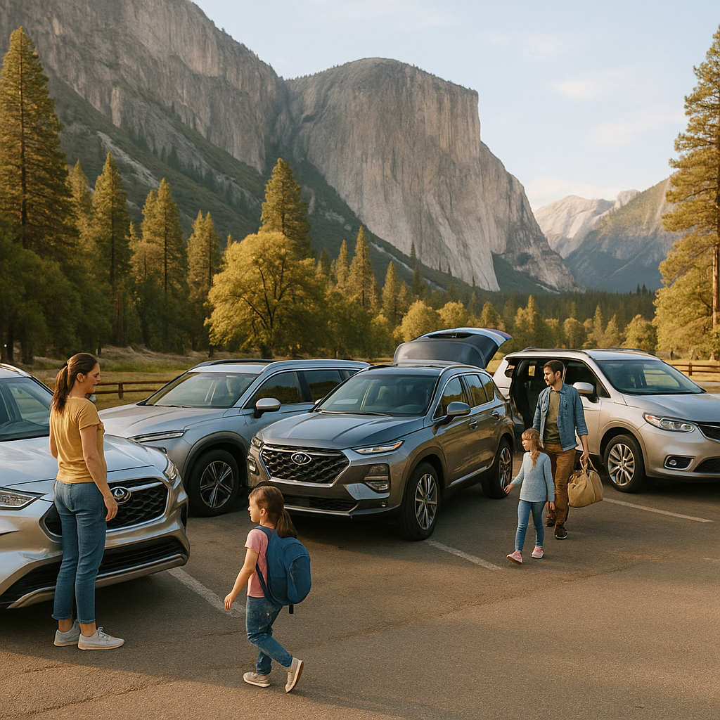  3-Row SUVs with Competitive MPG for Families
