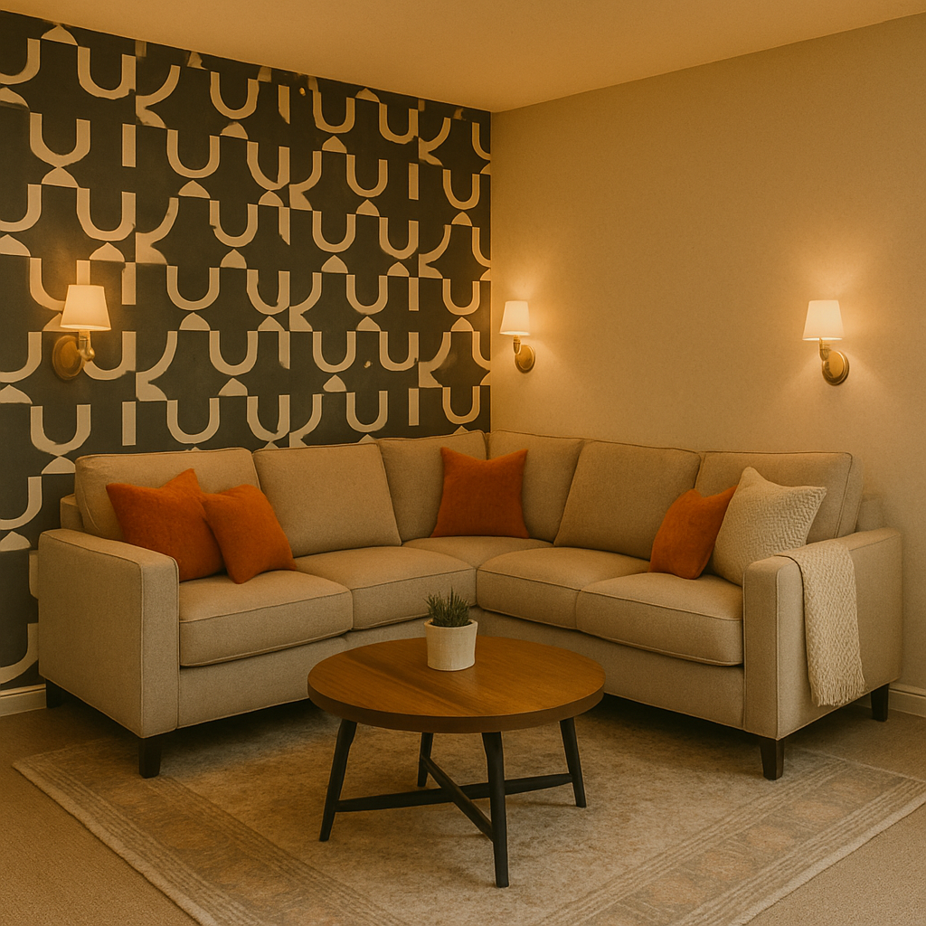 Accent Walls with Budget-Friendly Style