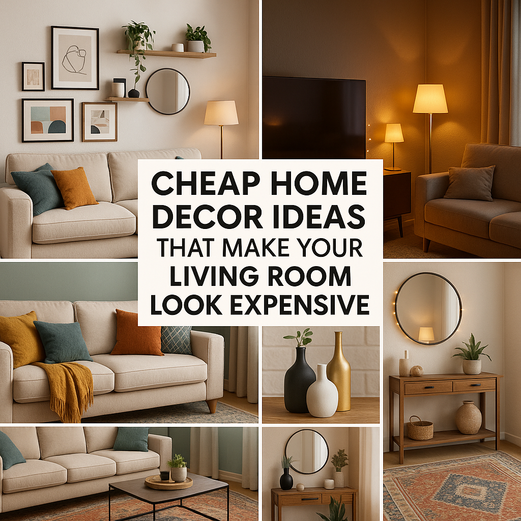 Cheap Home Decor Ideas That Make Your Living Room Look Expensive
