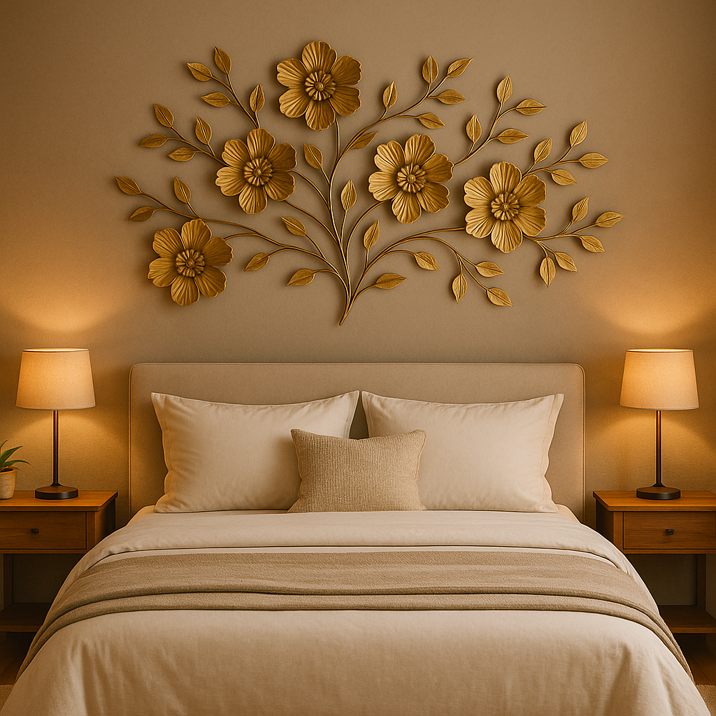 Floral and Nature-Inspired Metal Wall Decor