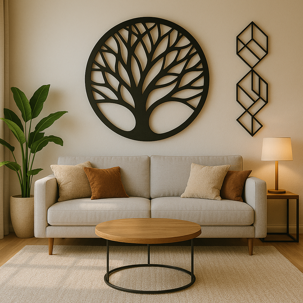 How to Style Metal Wall Decor for a Dynamic Home Makeover