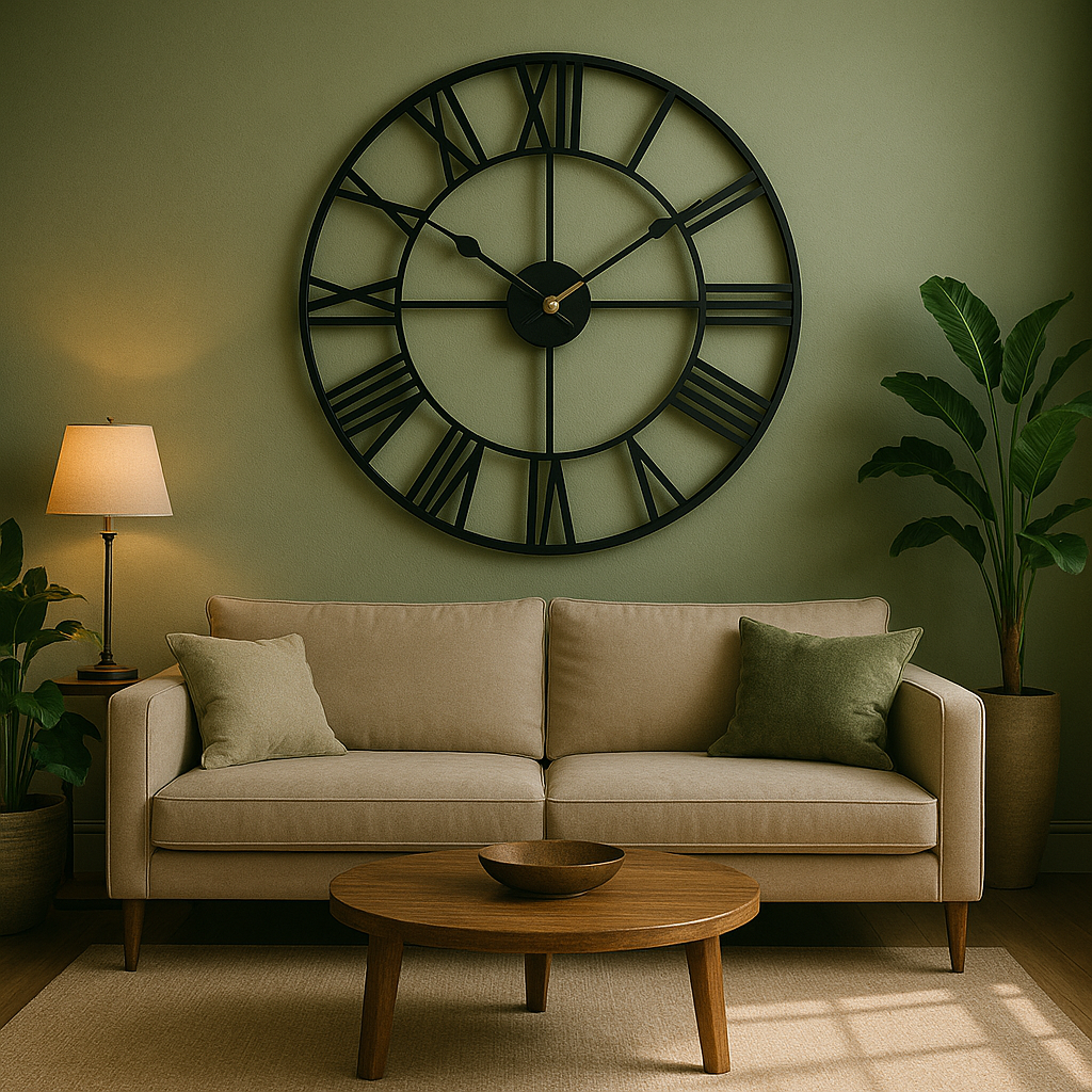Metal Wall Clocks as Statement Pieces