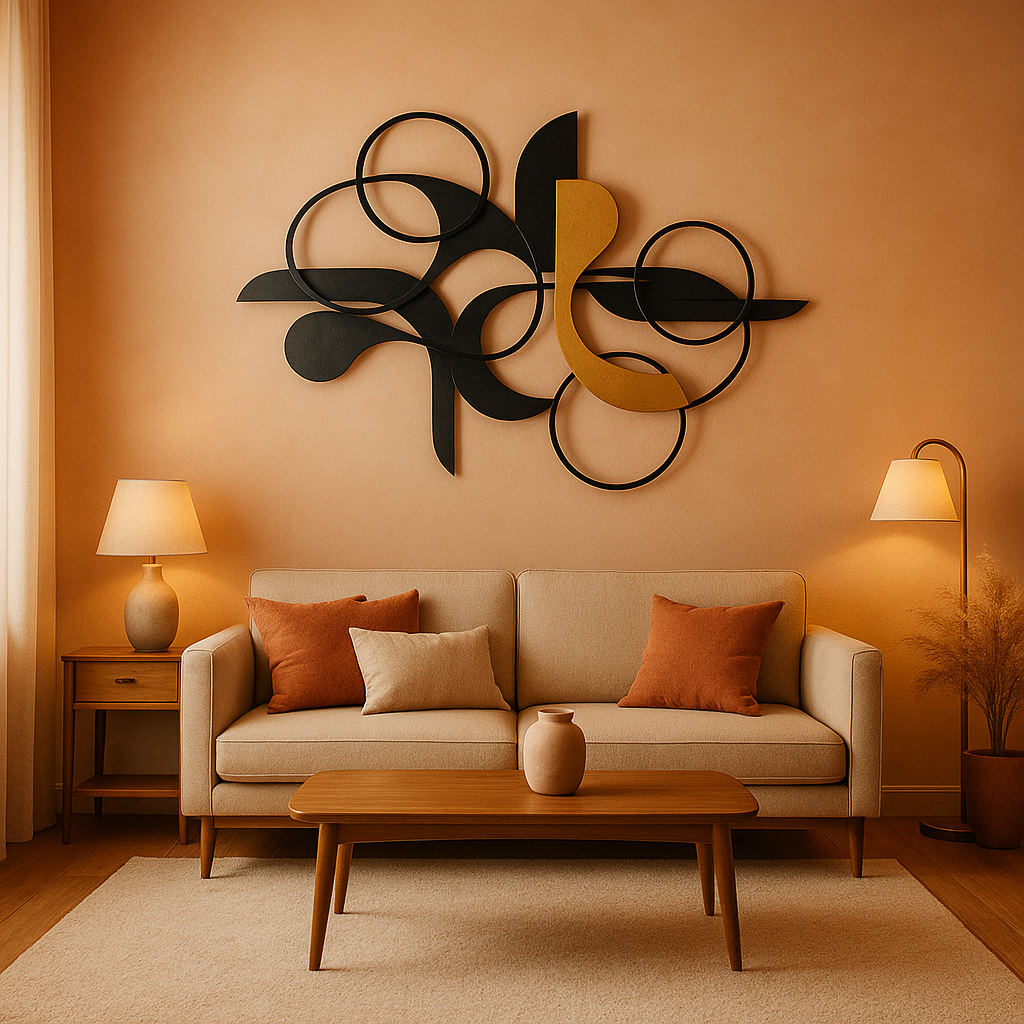 Modern Abstract Metal Wall Sculptures