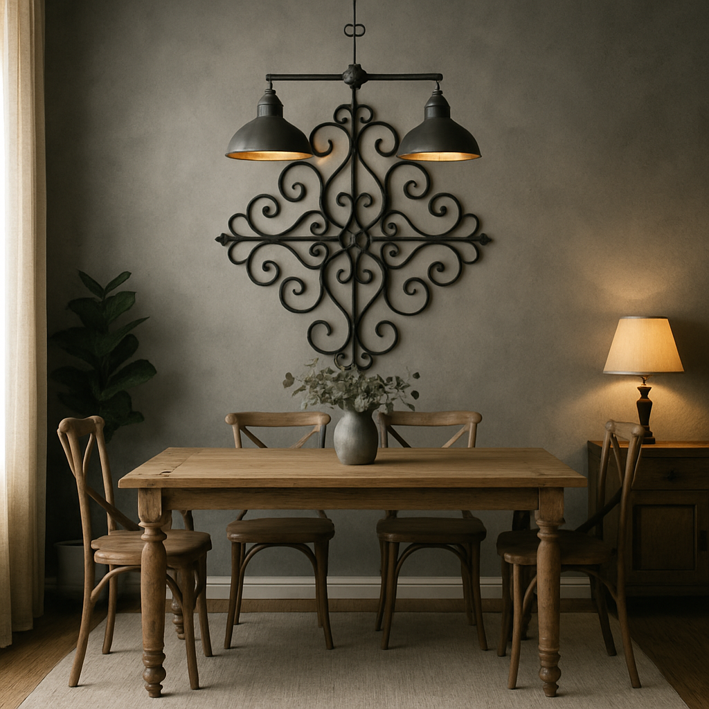 Rustic Farmhouse Metal Wall Decor