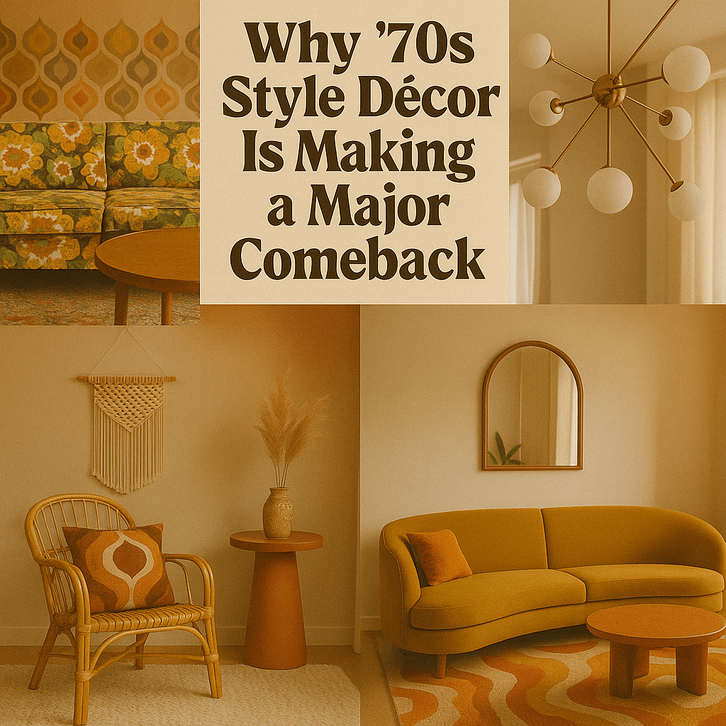 Why 70s Style Décor Is Making a Major Comeback
