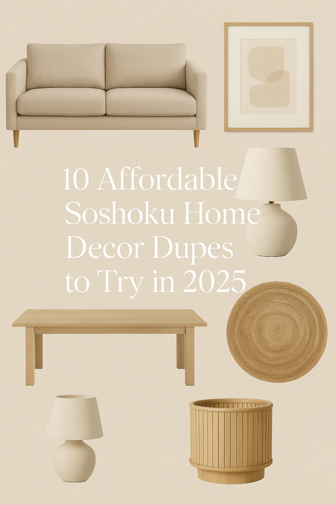10 Affordable Soshoku Home Decor Dupes to Try in 2025