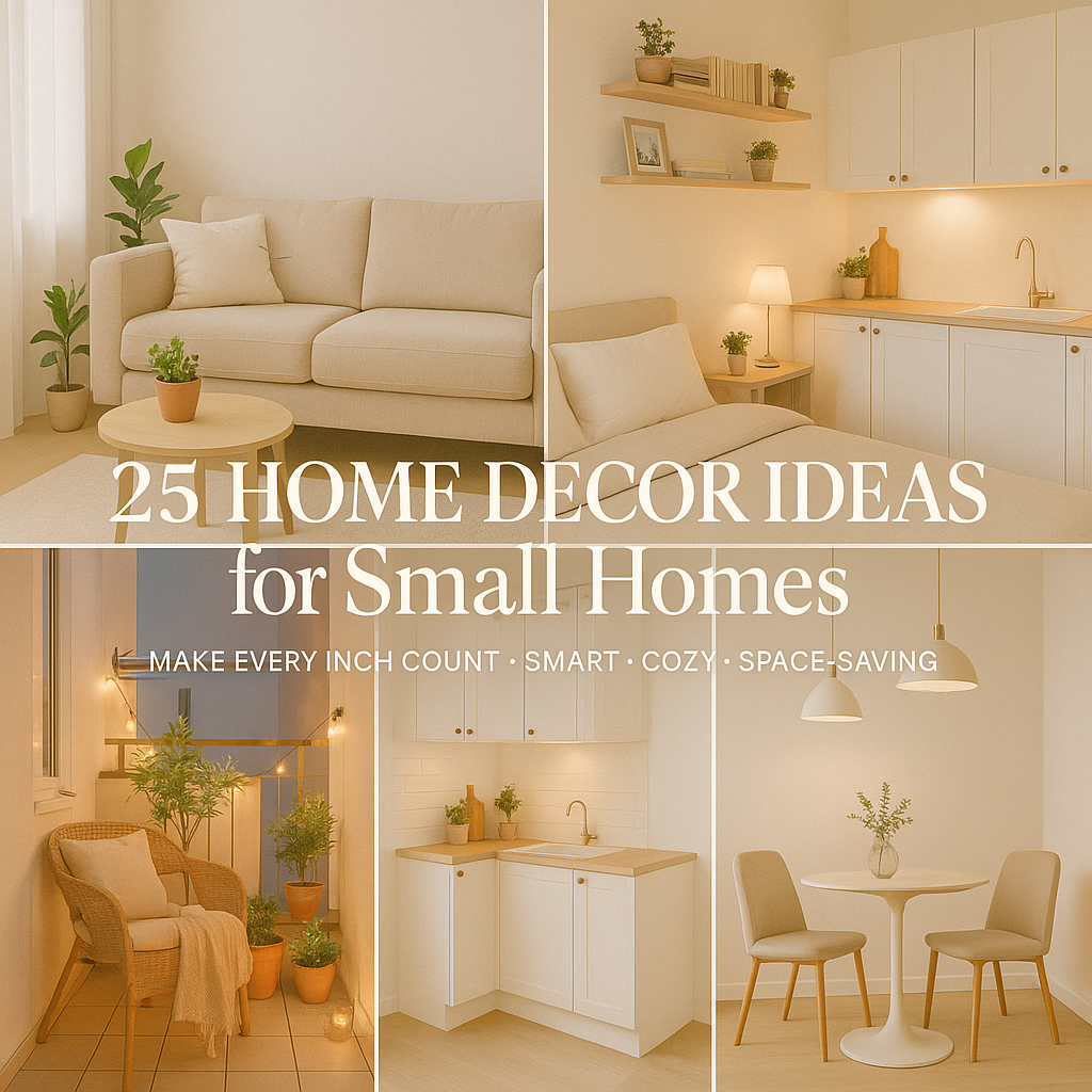 25 Creative Home Decor Ideas for Small Homes – Make Every Inch Count