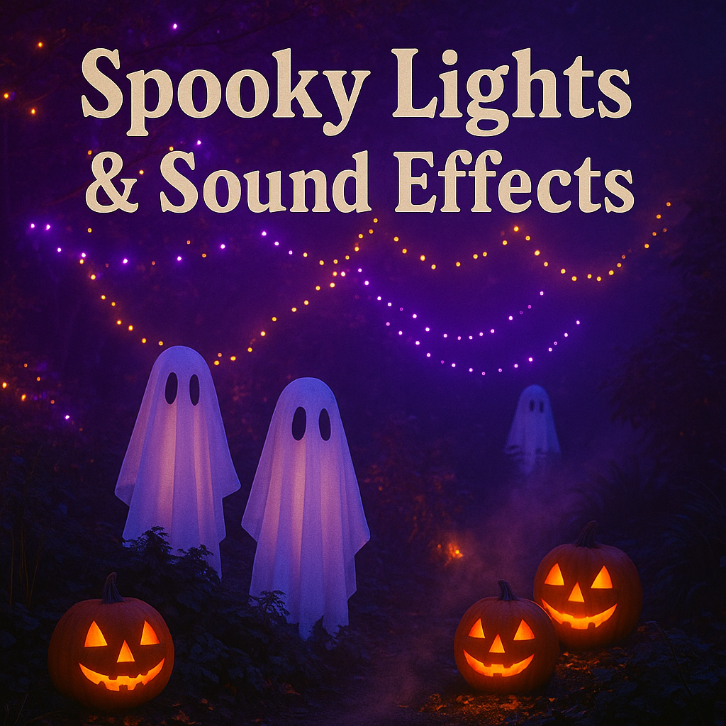 Add Eerie Lighting and Sound Effects