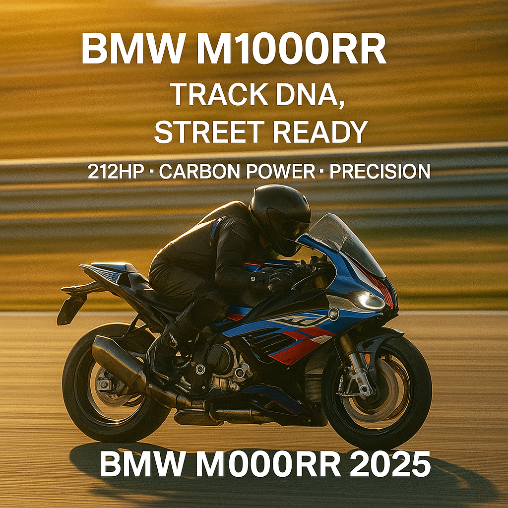 BMW M1000RR 2025 — Track DNA, Street Ready