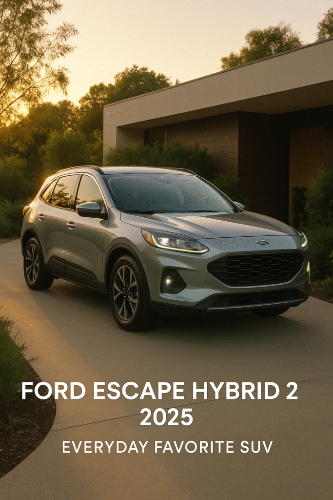 Ford Escape Hybrid 2025 — The Everyday Favorite