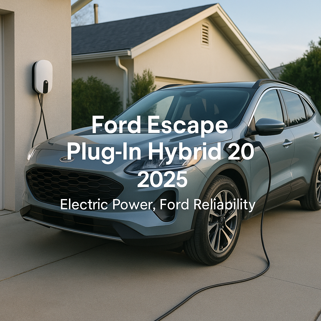 Ford Escape Plug-In Hybrid 2025 — For Drivers Who Want More Electric Power