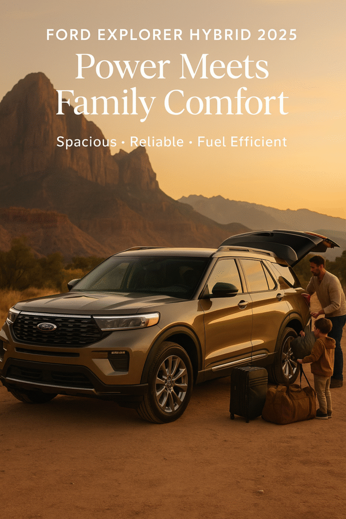 Ford Explorer Hybrid 2025 — Power Meets Family Comfort