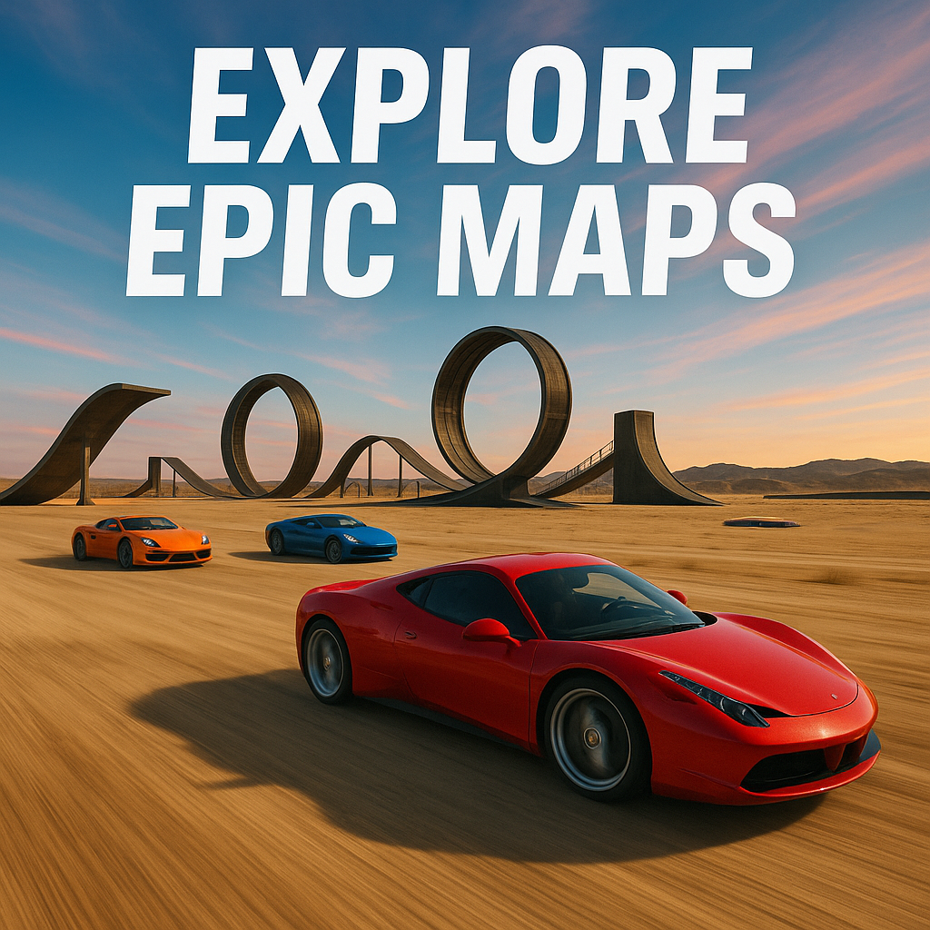 Huge Open Maps with Endless Stunt Possibilities