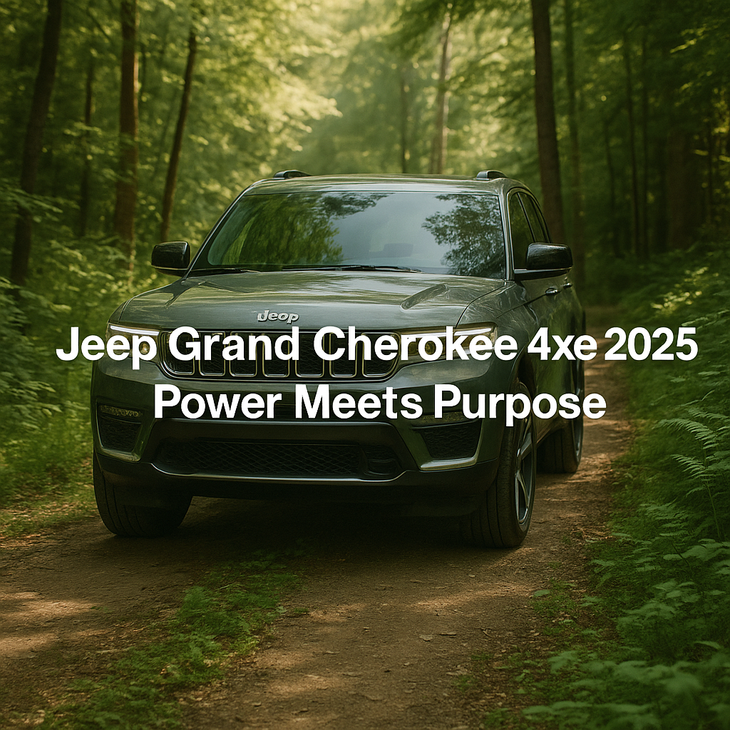 Jeep Grand Cherokee 4xe 2025 – Refined Power, Hybrid Efficiency