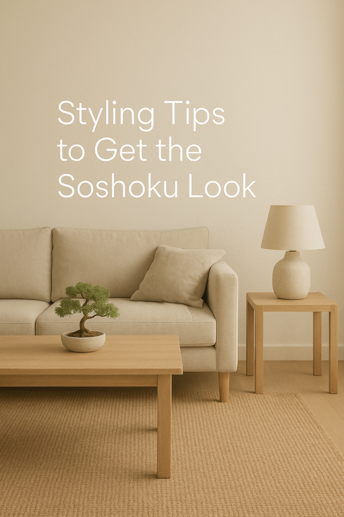Styling Tips to Get the Soshoku Look