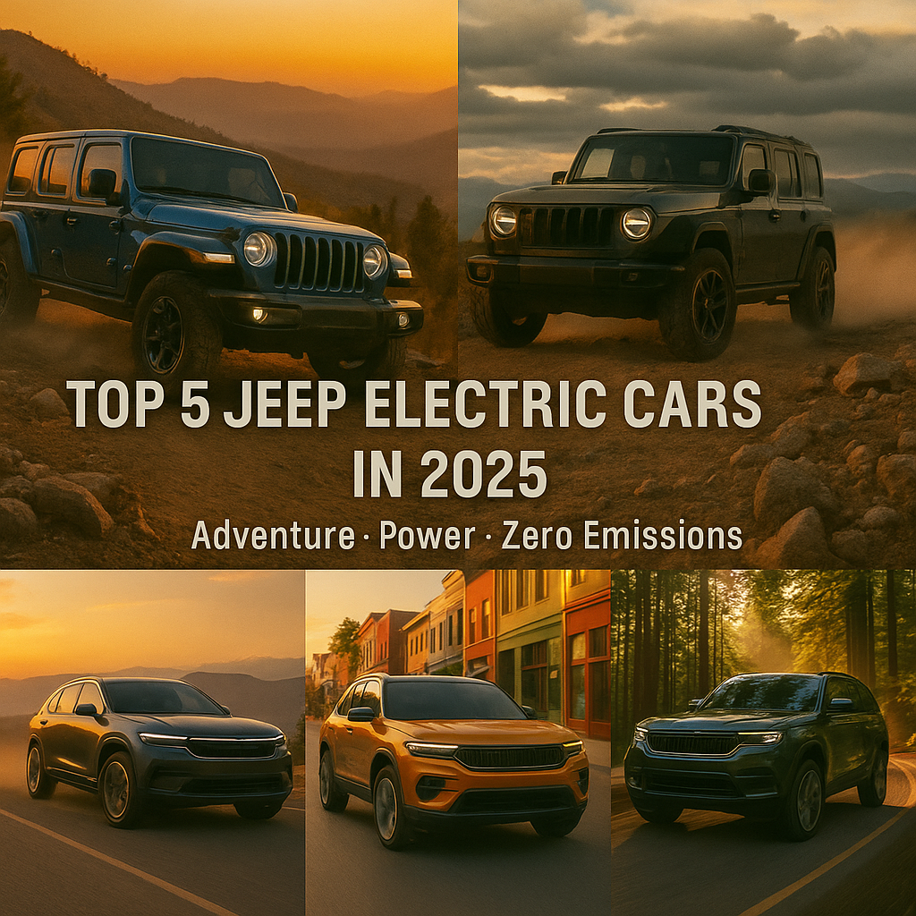 Top 5 Jeep Electric Cars in 2025 – Power, Adventure & Zero Emissions