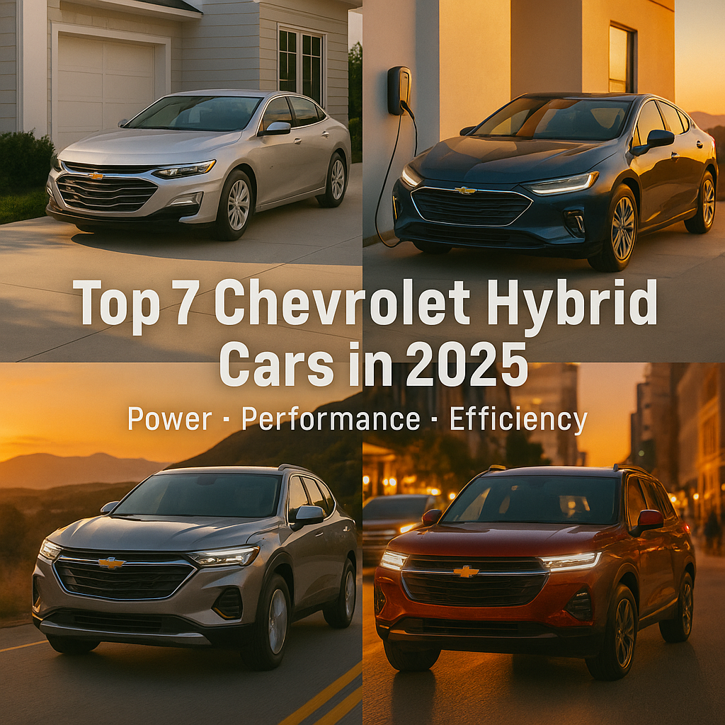 Top 7 Chevrolet Hybrid Cars in 2025 – Power Meets Efficiency