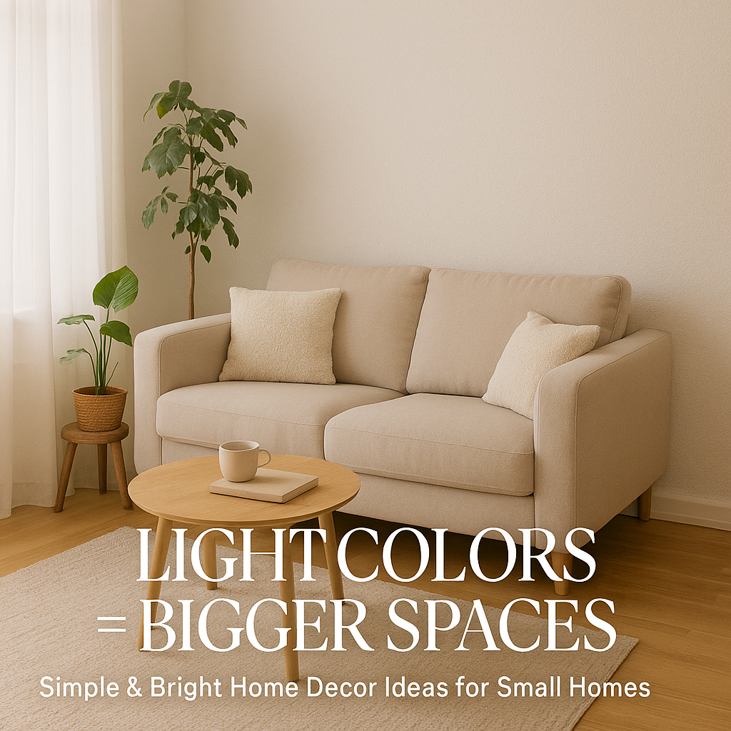 Use Light Colors to Open Up Space