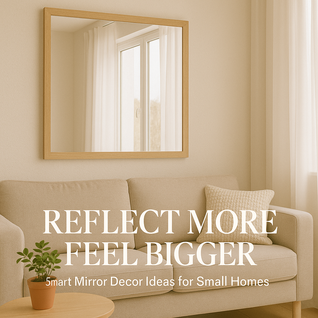 Use Mirrors to Make Your Home Look Bigger
