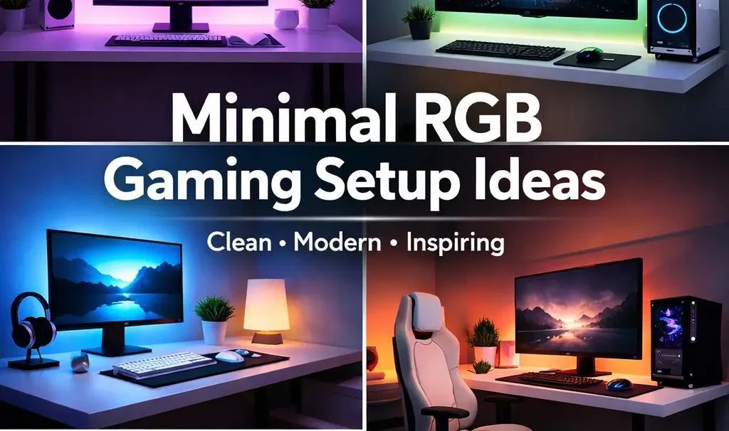 Minimal RGB Gaming Setup Ideas