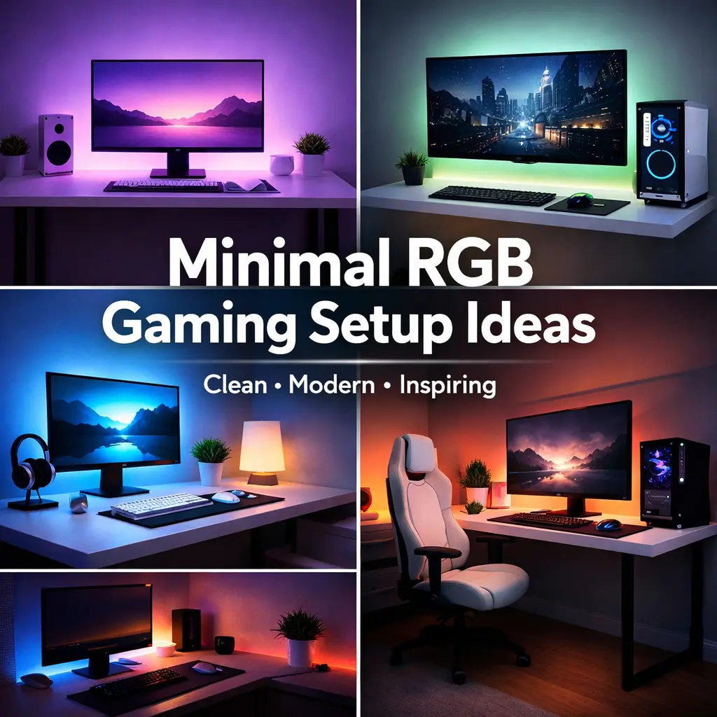 Minimal RGB Gaming Setup Ideas