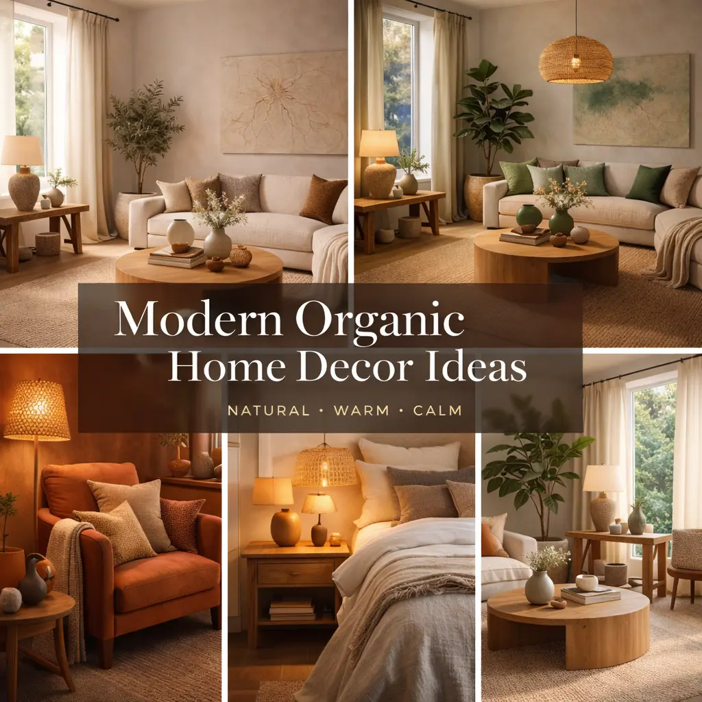 Modern organic home decor ideas