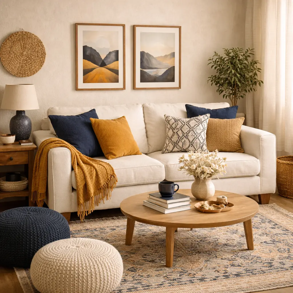 Cozy living room decor ideas with soft comfortable seating