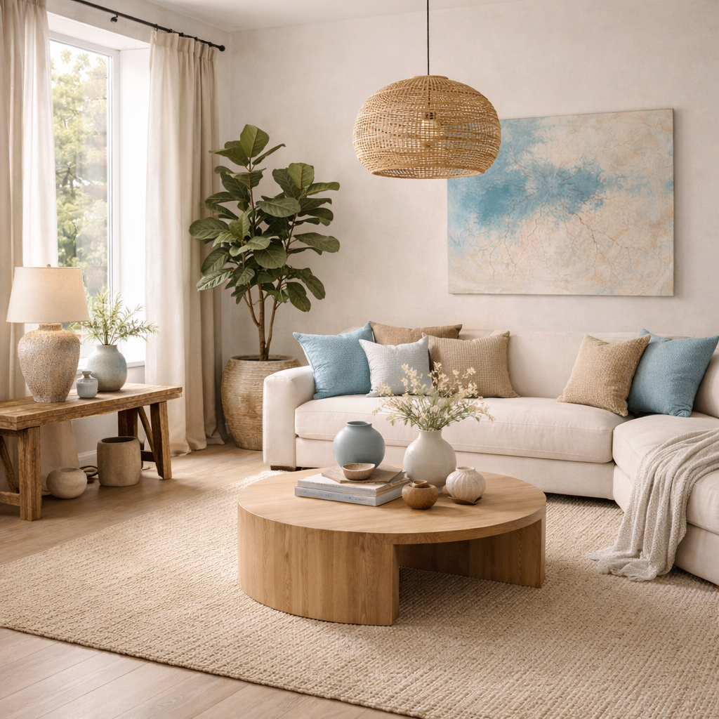 modern organic home decor ideas with indoor greenery