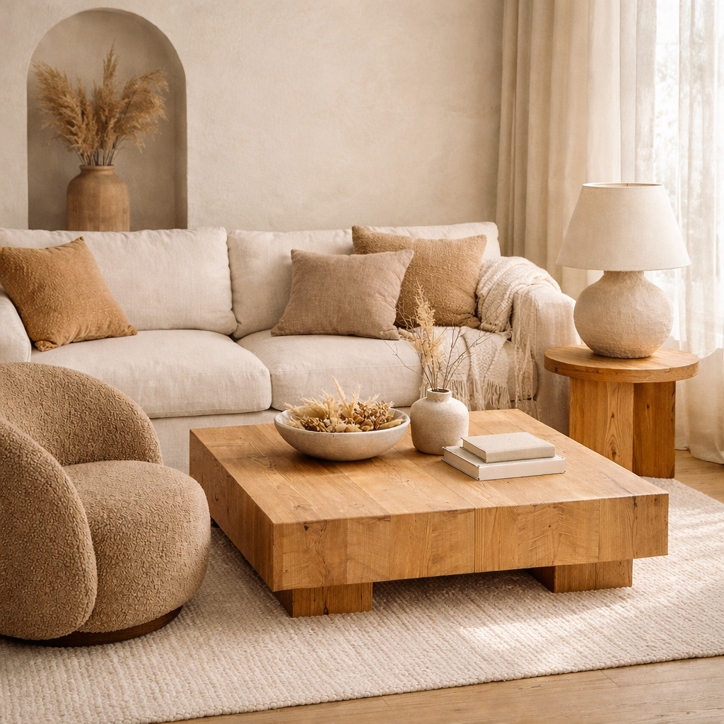 Modern organic home decor ideas with natural sunlight